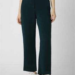 Van Heusen Green Regular Fit Mid Rise Trousers-image-14
