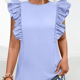 StyleCast x Revolte Women Solid Round Neck Top-image-95
