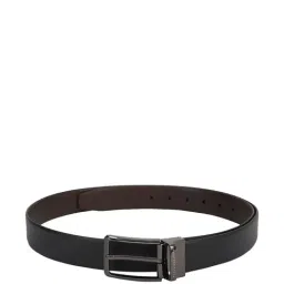 Peter England Black & Brown Leather Reversible Belt For Men-picture-7