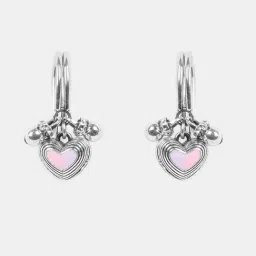 Shaya, Bring in the Kindness Heart Ear Clips in 925 Silver-image-95