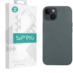 Sprig Leather Magnetic Back Cover for APPLE iPhone 14 (Grey)-image-71
