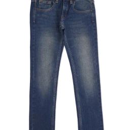 Pepe Jeans Boys Blue Solid Jeans-image-98