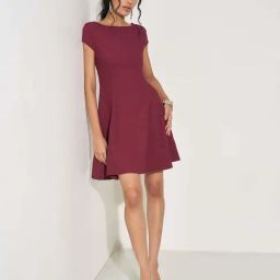 Honey By Pantaloons Maroon Slim Fit Dress-picture-41