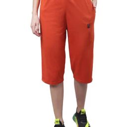 Vimal Jonney Orange Regular Fit Mid Rise Capris-picture-33