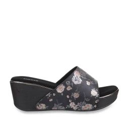 Mochi Women's Black Casual Wedges-picture-6