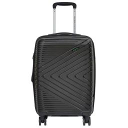 United Colors of Benetton Ragnar Black Textured Hard Medium Trolley Bag -66 Cms-image-99
