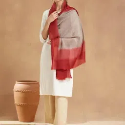 Fabindia Red Printed Stole-picture-24