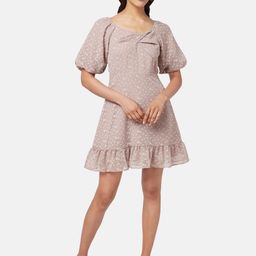 Honey by Pantaloons Women Pink A-Line Dress-picture-3