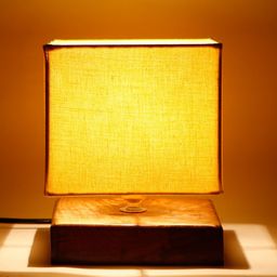 Devansh Yellow Solid Contemporary Column Table Lamp-58