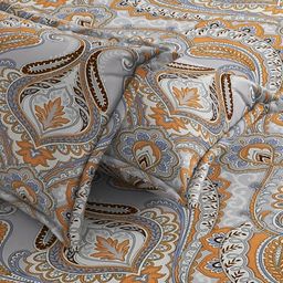 HIDECOR Cream-Coloured 210 TC King Bedsheet with 2 Pillow Covers-image-14