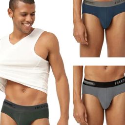 Freecultr Multi Comfort Fit Briefs - Pack of 3-image-52