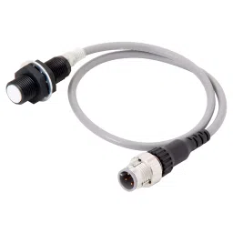 Omron E2EQ Proximity Sensor M12 Pigtail Connector DC 2-Wire NO 10 mm Sensing Distance, E2EQ-X3D1G-M1TGJ-T 0.3M OMS-24