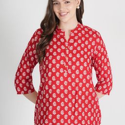 Style Shoes Floral Printed Pure Cotton Kurti-picture-4