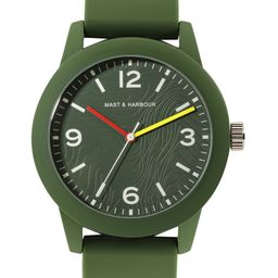 Mast & Harbour Men Textured Analogue Watch MFB-PN-DK2992-02-GREEN-13