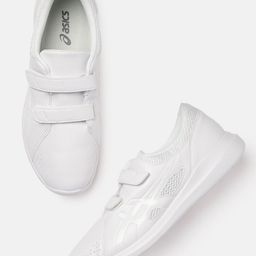 ASICS Unisex White NURSEWALKER 203 Woven Design Sneakers-image-34