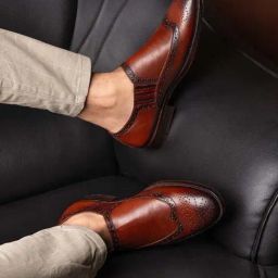 La Botte Men's Brown Formal Loafers-image-89