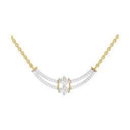 Sparkles Lab Grown Diamond 14k (585) Yellow Gold Pendant for Women-image-33