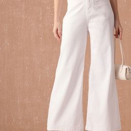 all about you Women Wide Leg High-Rise Stretchable Jeans-image-50