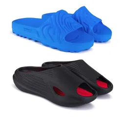 BERSACHE Pack of 2 Men Comfort Sandals-image-45