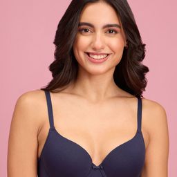 Nykd Women Push Up Bra -Navy (NYB249)-21