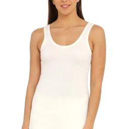 Jockey Off White Cotton Polyblend Camisole - 2500-image-27
