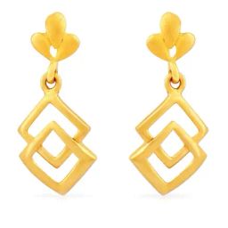 Malabar Gold and Diamonds 22k Gold Earrings-image-57