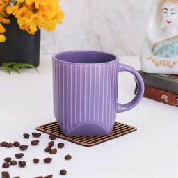 Clay Craft Multicolor Fine Ceramic Milk Mug - 350 ml - 1 Pc-18