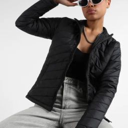 Campus Sutra Black Regular Fit Jacket-picture-14