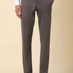 Allen Solly Grey Slim Fit Trousers-picture-22
