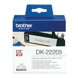 Brother  30.5 m x 62 mm Label Tape - DK 22205-41