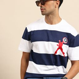 Being Human Striped Pure Cotton T-shirt-picture-7