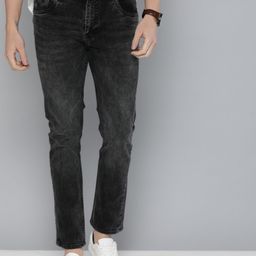 Mast & Harbour Men Black Skinny Fit Mid-Rise Clean Look Stretchable Jeans-image-61