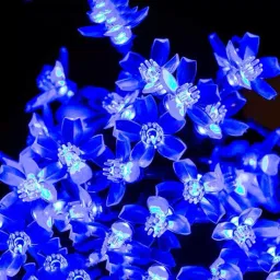 X4Decor 42 Led Silicon Flower Led Light Blue-3