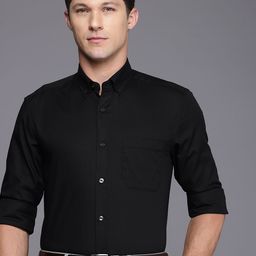 Louis Philippe Classic Fit Opaque Pure Cotton Formal Shirt-image-20