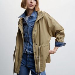 MANGO Women Hooded Tailored Jacket-36