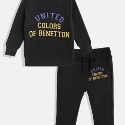 United Colors of Benetton Boys Pack Of 2 Printed Sweatshirts & Joggers-picture-45