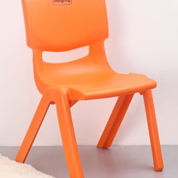 Strong and Durable  Plastic School Study Chair Medium Size -  Orange-5