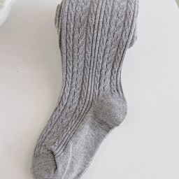 Kidofash Cotton Ribbed Stockings - Grey-image-59
