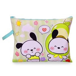 FunBlast Cartoon Print Multipurpose Pouch for Girls - Green-image-19