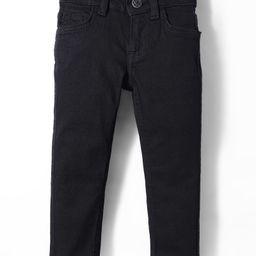UCB Cotton Woven Full Length Solid Colour Denim Jeans - Black-image-49