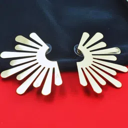 j & c fashion arena J & C Fashion Are Stainless Steel Gold-Plated Earrings-picture-48