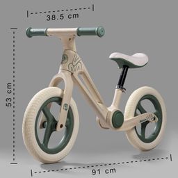 fab n funky Nylon One Click Folding Bike with Wheel Bearing Rotation & Rotatable Handlebar - Green image 3