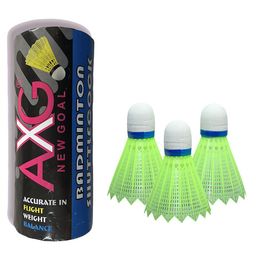 AXG New Goal Classy Colored Thrasher Racquets Set of 4 with Plastic Shuttles and Net Badminton Kit (Multicolor) image 5