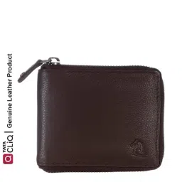 Kara Dark Brown Casual Leather Bi-Fold Wallet for Men-picture-10