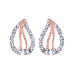 P.C. Chandra Jewellers 18 kt Gold & Diamond Earrings-picture-2