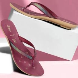 Paragon Women's Maroon Thong Sandals-image-76