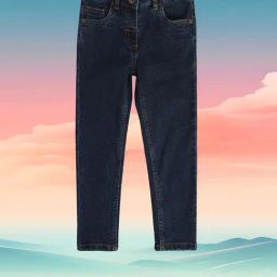 MINIKLUB Girls Blue Solid Jeans-image-53