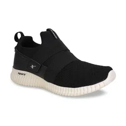 Sparx Men Black Woven Design Mesh Mid-Top Running Shoes-picture-48