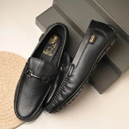 Hitz Men's Black Casual Loafers-image-69