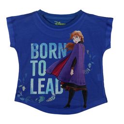 Frozen Girls Blue & Brown Printed Top-image-62